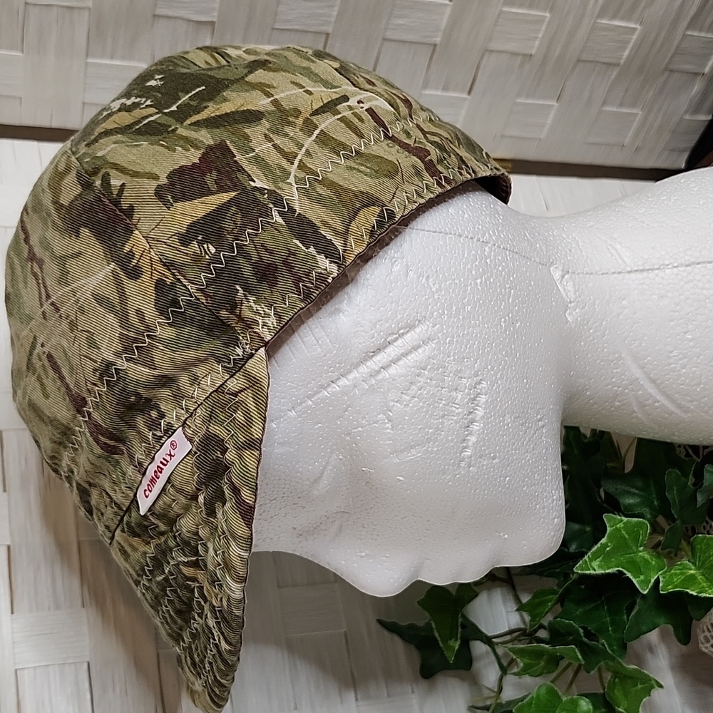 👉*COMEAUX* CAMOUFLAGE DEEP ROUND CROWN WELDERS HAT